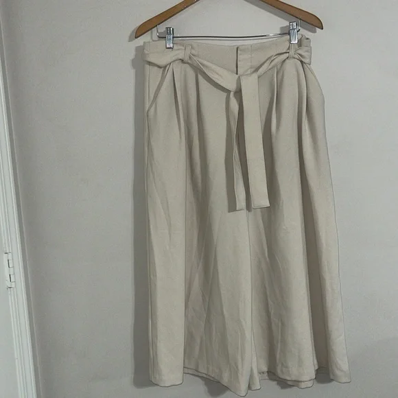 Maeve Anthropologie Wide Leg Crop Pants 8 - Picture 5 of 8